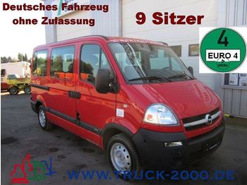 Minibús, Furgoneta de pasajeros Movano 2.5 CDTI 9 Sitzer AHK Euro 4: foto 1