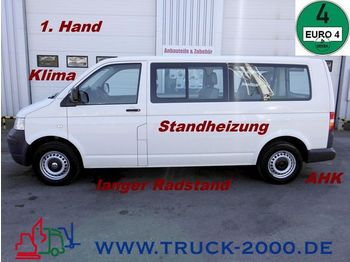 Minibús, Furgoneta de pasajeros VW T5 2.5 TDI Lang 7 Sitzer 1.Hand Scheckheft Klima: foto 1