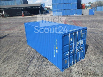 Contenedor marítimo 20`DV Seecontainer NEU RAL5010 Lagercontainer: foto 4