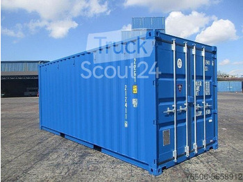 Contenedor marítimo 20`DV Seecontainer NEU RAL5010 Lagercontainer: foto 5