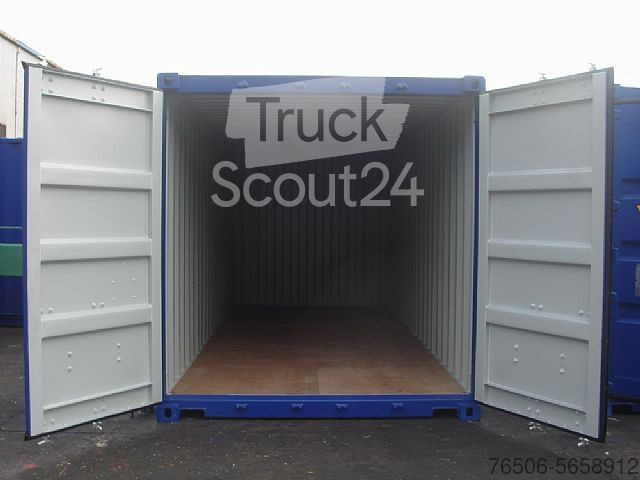 Contenedor marítimo 20`DV Seecontainer NEU RAL5010 Lagercontainer: foto 2