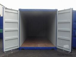 Contenedor marítimo 20`DV Seecontainer NEU RAL5010 Lagercontainer: foto 7