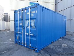 Contenedor marítimo 20`DV Seecontainer NEU RAL5010 Lagercontainer: foto 6
