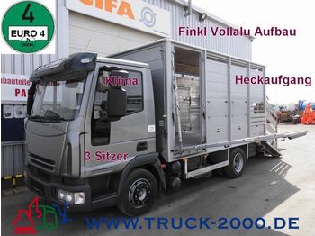 Camión transporte de ganado IVECO ML 80E18 Finkl Voll Alu 1Stock Euro4 Sammelwagen: foto 1