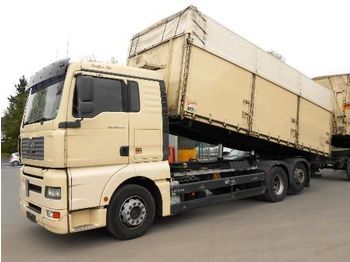Camión volquete para transporte de materiales áridos MAN 26.430 FL GETREIDEK., HEITLING 2 SEITEN, INTARDE: foto 1