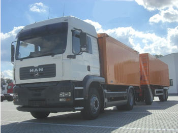 Camión volquete para transporte de materiales áridos MAN TGA 18.430 Kipper-Komplettzug m. Orthaus: foto 1
