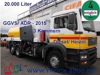 Camión cisterna MAN TGA 26.410 20000L*3Kammern*Diesel/Heizöl*ADR2015: foto 1