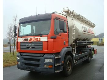 Camión volquete para transporte de materiales áridos MAN TGA 26.460 Spitzer Silo Mit Kompress TÜV 12/2014: foto 1