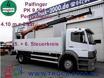 Camión caja abierta MERCEDES-BENZ 1828 Atego Palinger PK9501Performance 7,6m=1.1t: foto 1