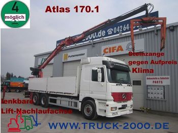Camión caja abierta MERCEDES-BENZ 2543 Actros Atlas 170.1 10,90m -1,32T/6,2m -2,5T: foto 1