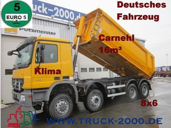 Camión volquete MERCEDES-BENZ 4141 K Actros 8X6 Carnehl Deutsches Fahrzeug: foto 1