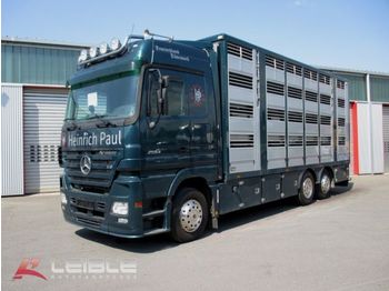 Camión transporte de ganado Mercedes-Benz 2554 6x2 Mega Space / Menkel Janzen 4 Etagen: foto 1