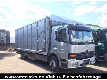 Camión transporte de ganado Mercedes-Benz Atego 1323 Menke 7m Einstock: foto 1