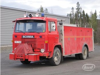 Camión volquete Scania LB 81S (rep.objekt) 4x2 Brandfordon (tankbil) -81: foto 1