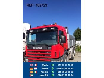 Camión volquete Scania P124.400 - SOON EXPECTED - 6X2 MANUAL FULL STEEL: foto 1