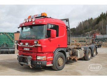 Camión portacontenedore/ Intercambiable Scania P124 GBNA420 6x2 Lastväxlare -00: foto 1