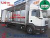 Toldo camión MAN TGM 18.330Edscha SchiebeplaneL+R*Mitnahmestapler