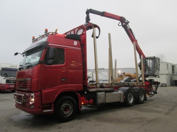 Camión para transporte de madera Volvo FH16-700 Holztransporter, E5, Palfinger Epsilon X Cab: foto 1