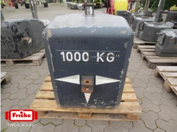Recambio para Maquinaria agrícola Fendt Suer 1000 kg Frontgewicht: foto 1