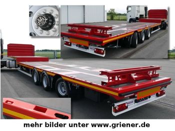 Semirremolque góndola rebajadas para transporte de equipos pesados nuevo Kässbohrer JS / PLATTFORM / BDF 20/40 fuss LENKACHSE !!!!!!: foto 1