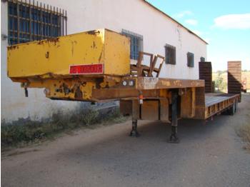 Semirremolque góndola rebajadas para transporte de equipos pesados LECIÑENA SRG-2E: foto 1