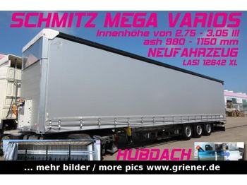 Semirremolque lona nuevo Schmitz Cargobull SCS 24/MB VARIOS MEGA 2,75- 3,05 innen HUBDACH!!: foto 1
