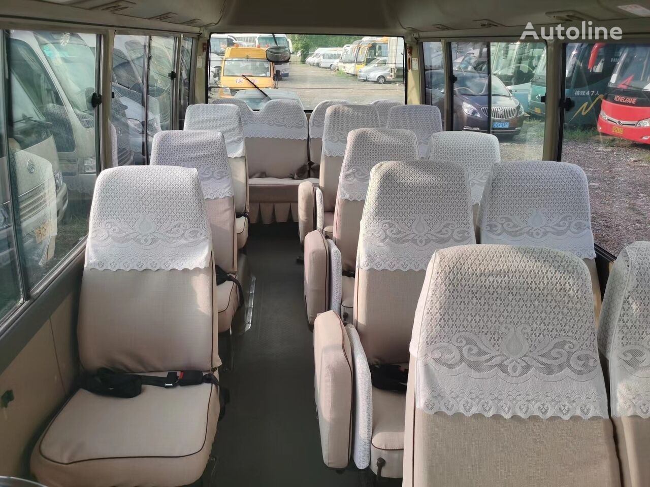 Minibús, Furgoneta de pasajeros TOYOTA Coaster mini passenger bus mini van: foto 5