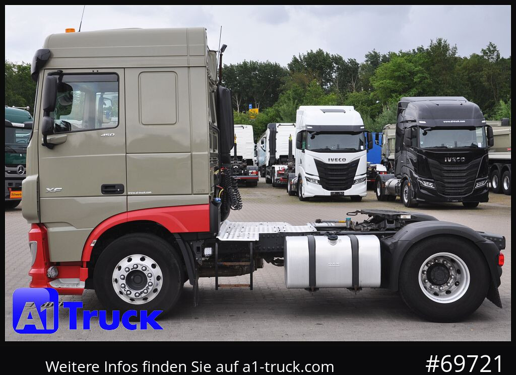Cabeza tractora DAF XF 450 FT, Standklima, Hydraulik,