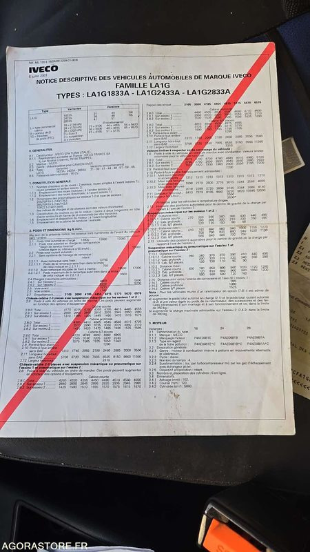 Cabeza tractora IVECO CAM - 2003 - 213734 KM - BY-253-GK