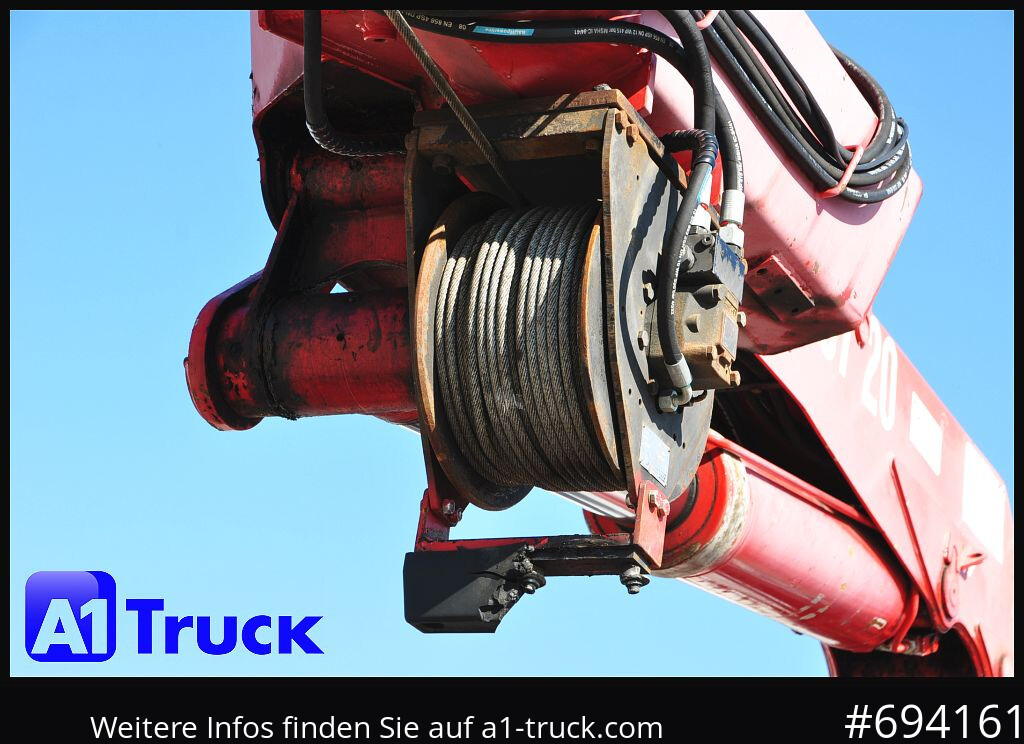 Cabeza tractora IVECO-MAGIRUS 420 6x4, HMF3722 Jib Funk Seilwinde,