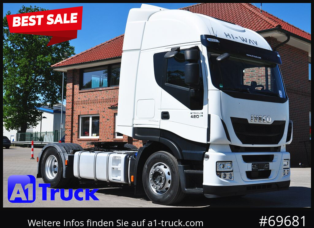 Cabeza tractora IVECO Stralis 420, ZF-Intarder 2x Tank,