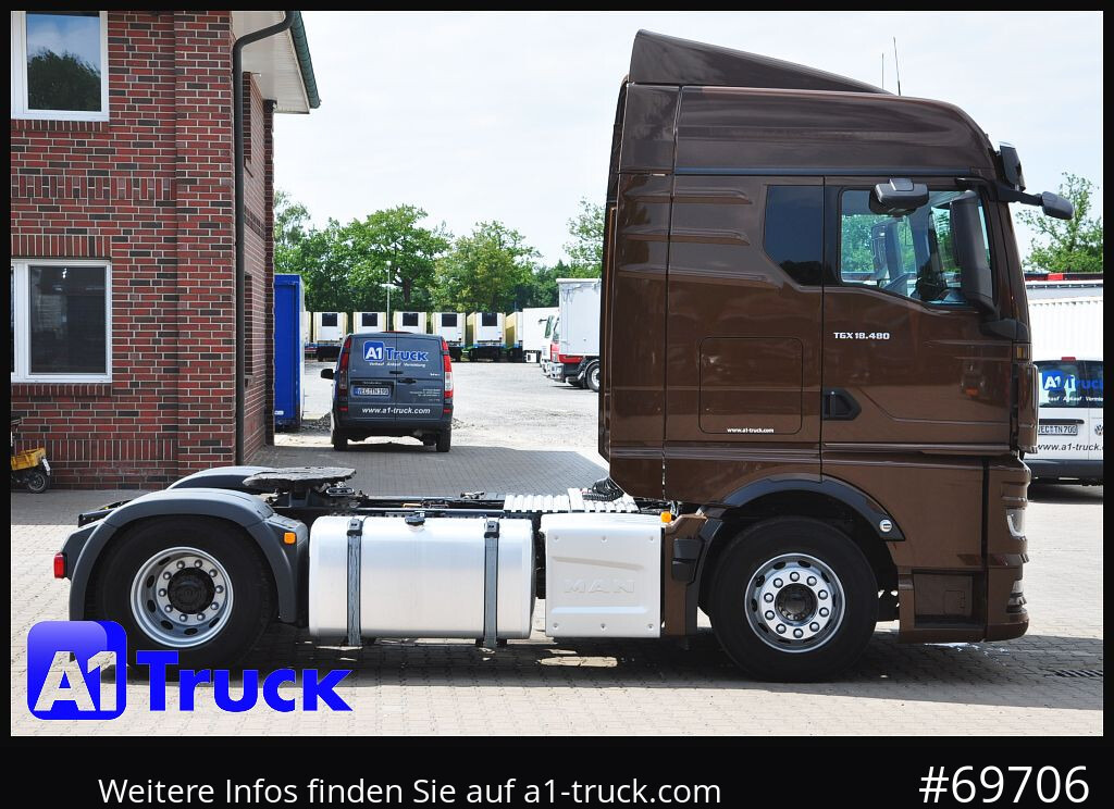 Cabeza tractora MAN TGX 18,480 BLS Intarder Standklima, Garantie