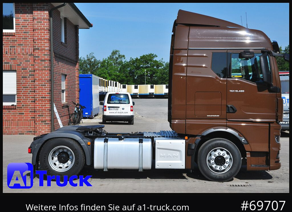 Cabeza tractora MAN TGX 18,480 BLS Intarder Standklima, Soundsysem