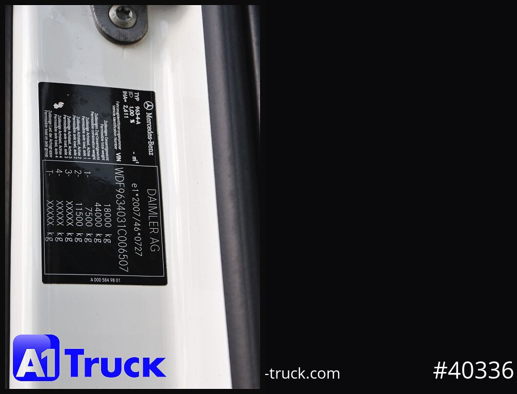 Cabeza tractora MERCEDES-BENZ Actros 1843, ADR/GGVS Retarder,