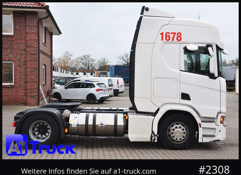 Cabeza tractora SCANIA R410 LNG Retarder Navi, ADR GGVS