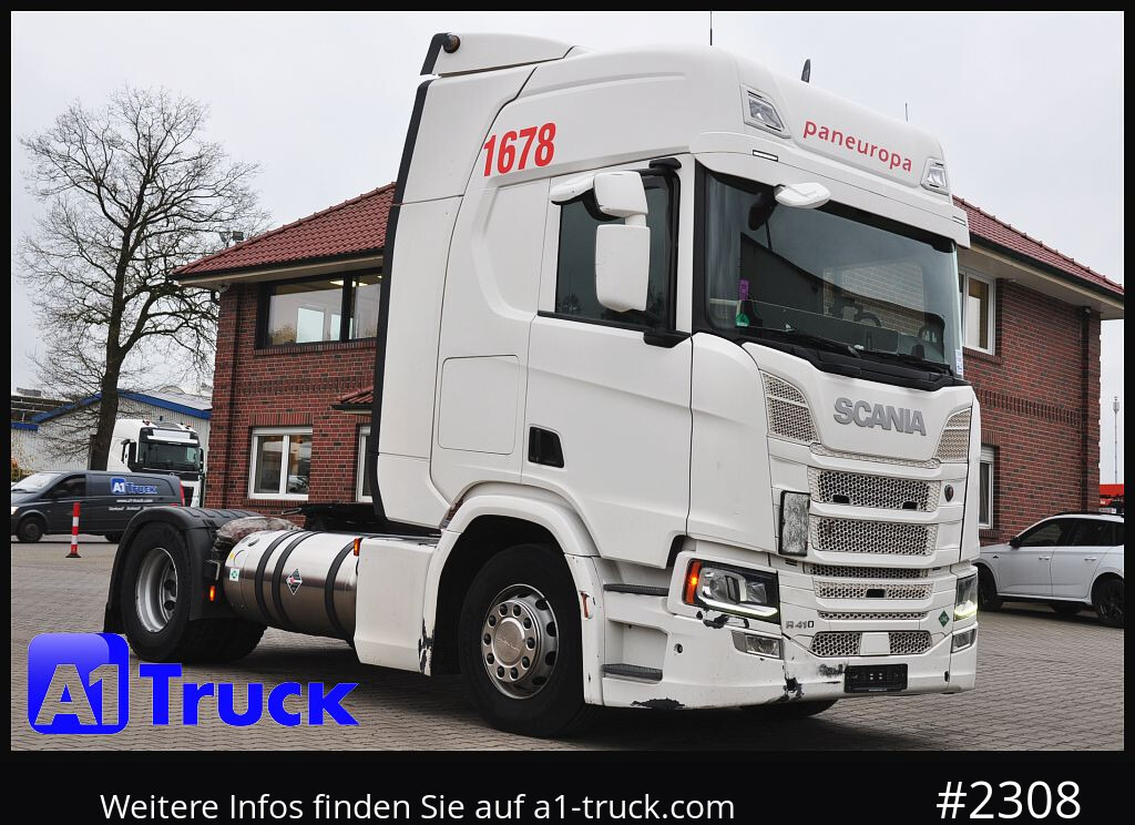 Cabeza tractora SCANIA R410 LNG Retarder Navi, ADR GGVS
