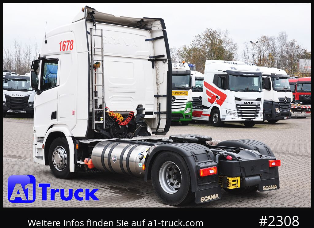 Cabeza tractora SCANIA R410 LNG Retarder Navi, ADR GGVS