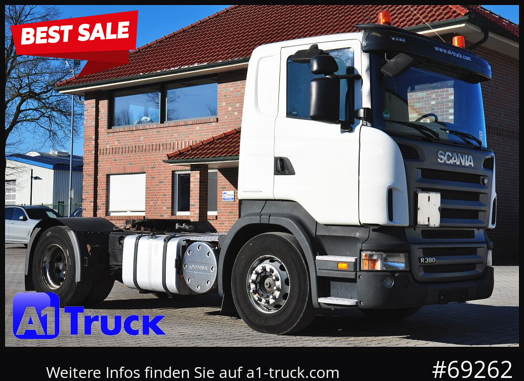 Cabeza tractora SCANIA R 380 LA 4X2, Euro5, Kipphydraulik, Klima,