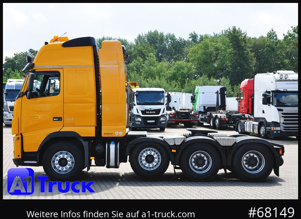 Cabeza tractora VOLVO FH16, 600, Schwerlast 180to, 8x4, Standklima, Liftachse,