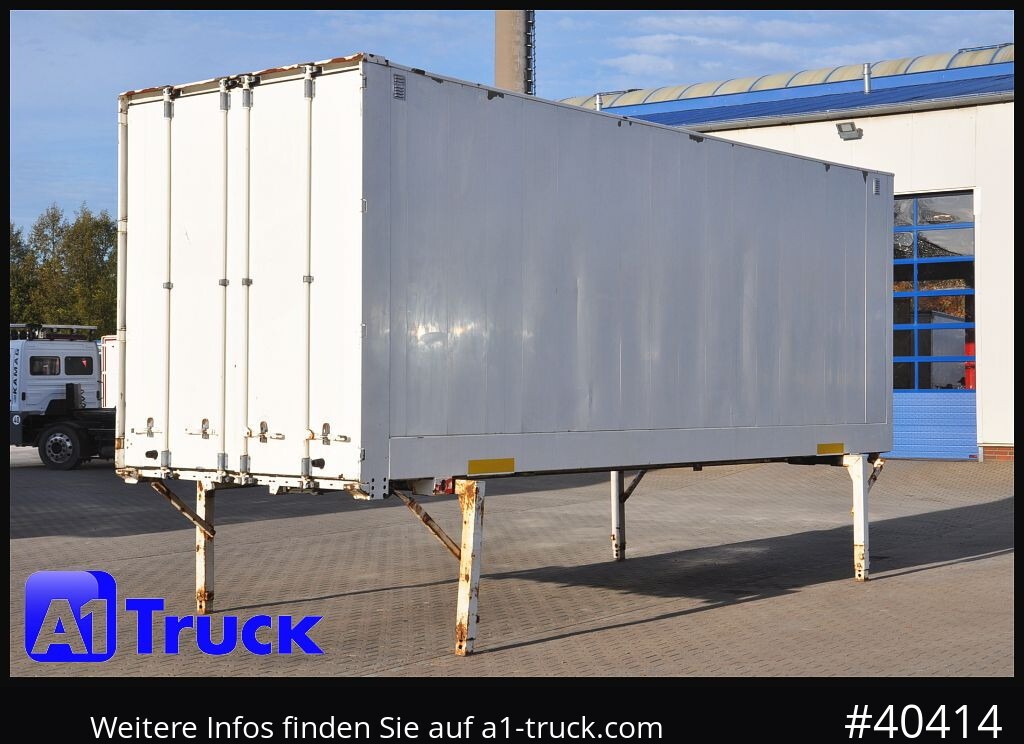 Caja cerrada KRONE BDF 7,45 Wechselbrücke, Portaltür, Holzverkleidung innen