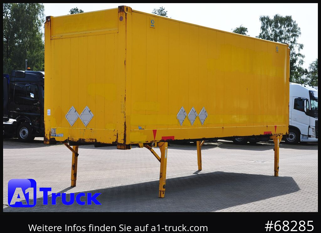 Caja cerrada KRONE BDF, 7,82 Container, 2800mm innen, Doppelstock.
