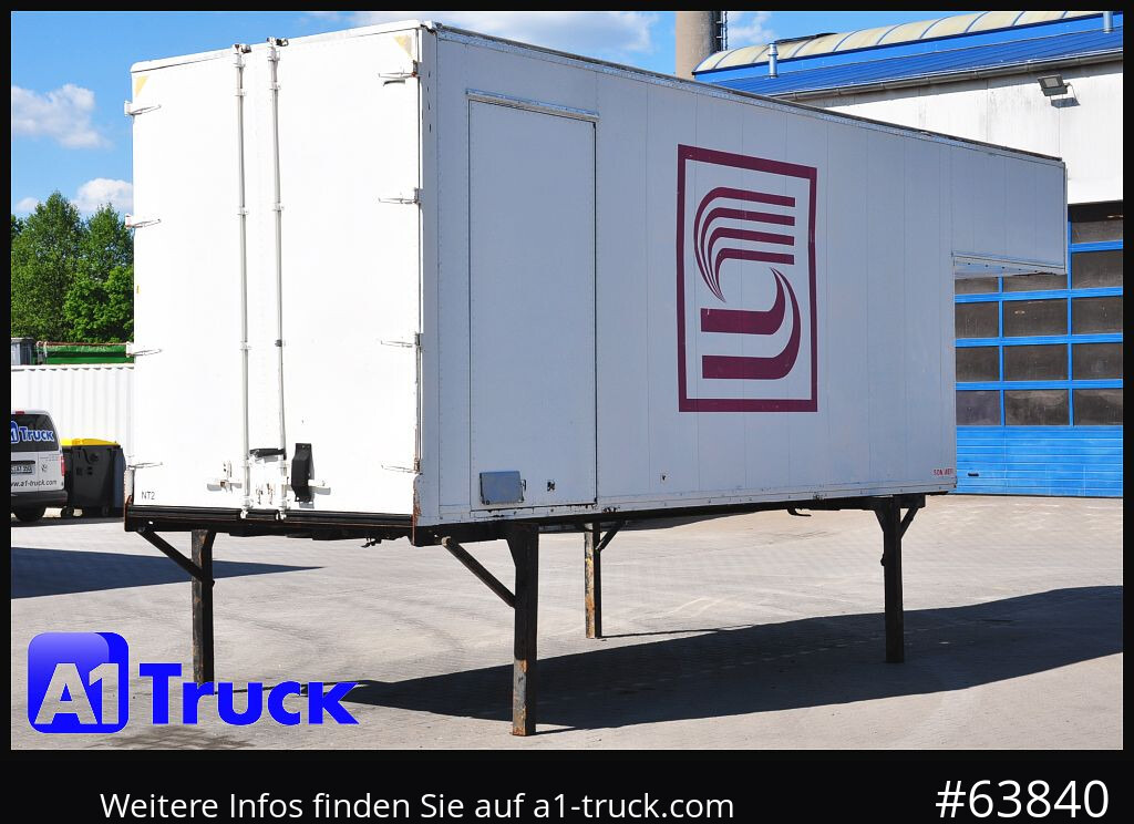 Caja cerrada KRONE Container Lager, kann verladen werden 6,3 + 2 Meter