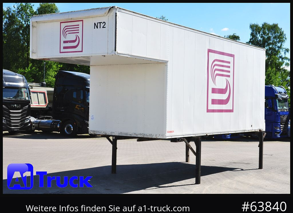 Caja cerrada KRONE Container Lager, kann verladen werden 6,3 + 2 Meter