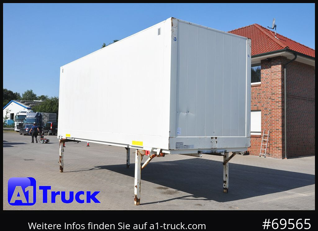 Caja cerrada KRONE Wechselbrücke BDF 7,45 Koffer,  Textil 2750mm innen, 20 x vorhanden