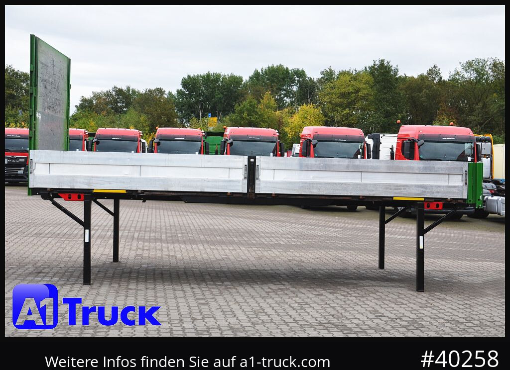 Carrocería abierta KOEGEL WB 7.45, Bordwand, Plattform, Pritsche,