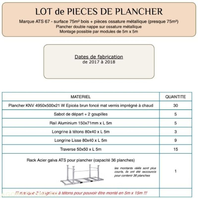 Casa contenedor Plancher en Epicea 75 m2