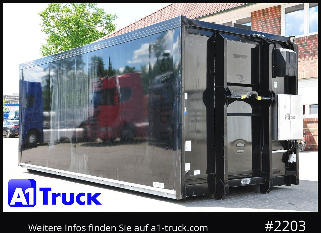 Contenedor de gancho SCHROEDER,WIESMOOR Abrollcontainer, Getränkeaufbau Wingliner, mehrmals vorhanden