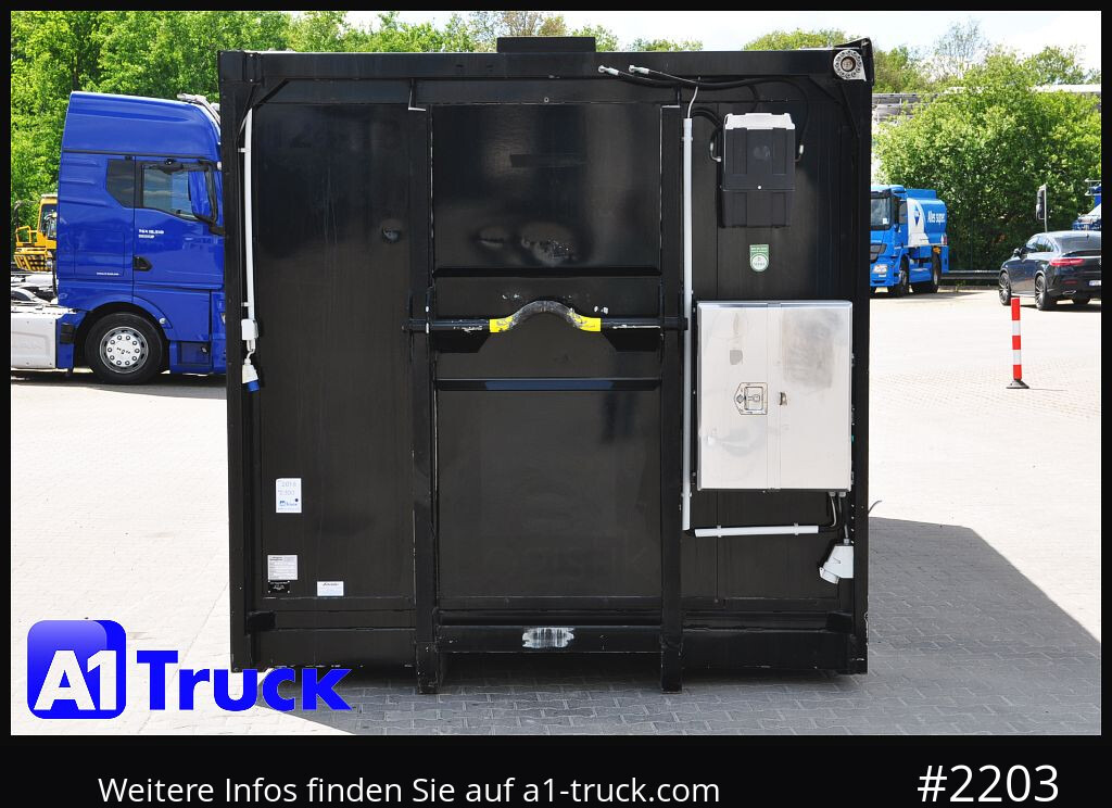 Contenedor de gancho SCHROEDER,WIESMOOR Abrollcontainer, Getränkeaufbau Wingliner, mehrmals vorhanden