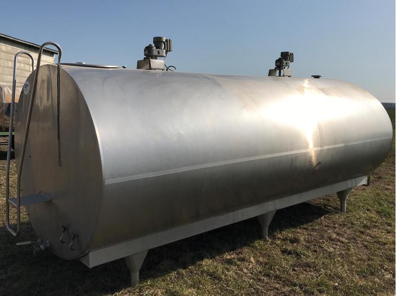 Contenedor cisterna para transporte de leche Müller Serab Kühltank 6000l: foto 5