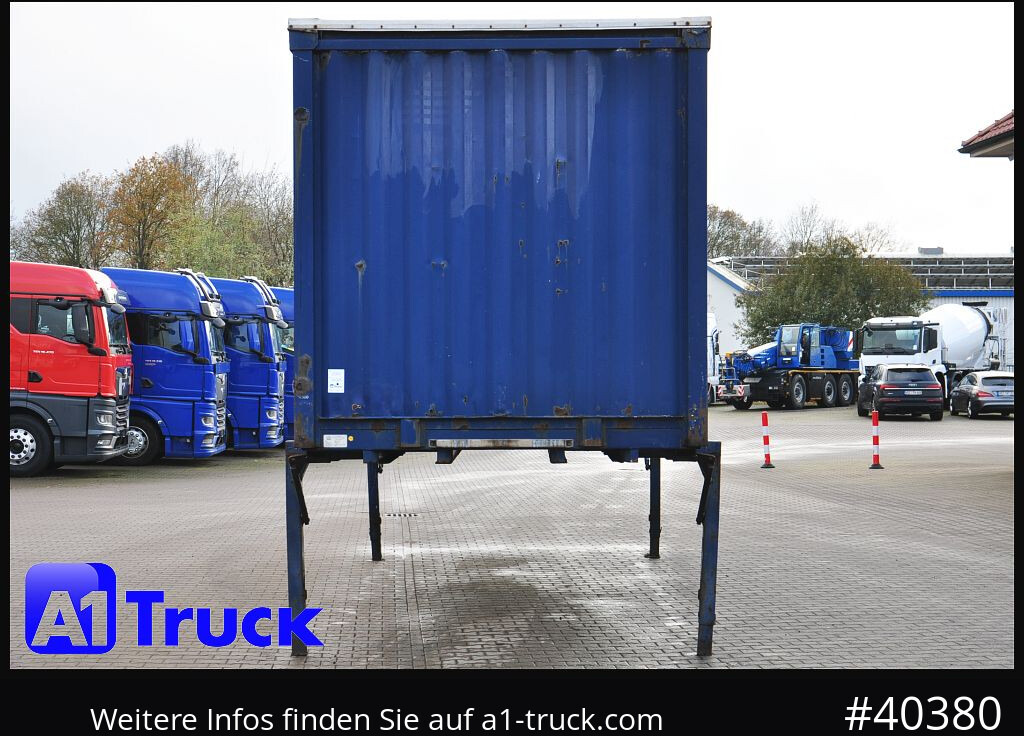 Toldo carrocería KRONE 7.45  BDF Wechselbrücke, Schiebeplane